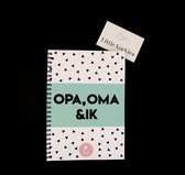 Little koekies - Opa, Oma & ik invulboek - kraamcadeau - zwangerschapsaankondiging - oppas