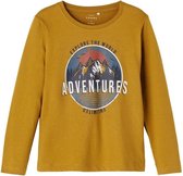 Name-it Jongens Tshirt Victor Adventures Cumin - 80