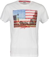DEELUXE T-shirt met Californië-print CALI White