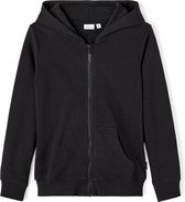 NAME IT NKMNESWEAT CARD W HOOD UNB NOOS Jongens Trui  - Maat 158/164
