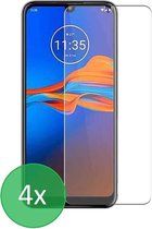 Motorola Moto E6i - 4x Screenprotector - screen protector - glas - bescherm - beschermglas