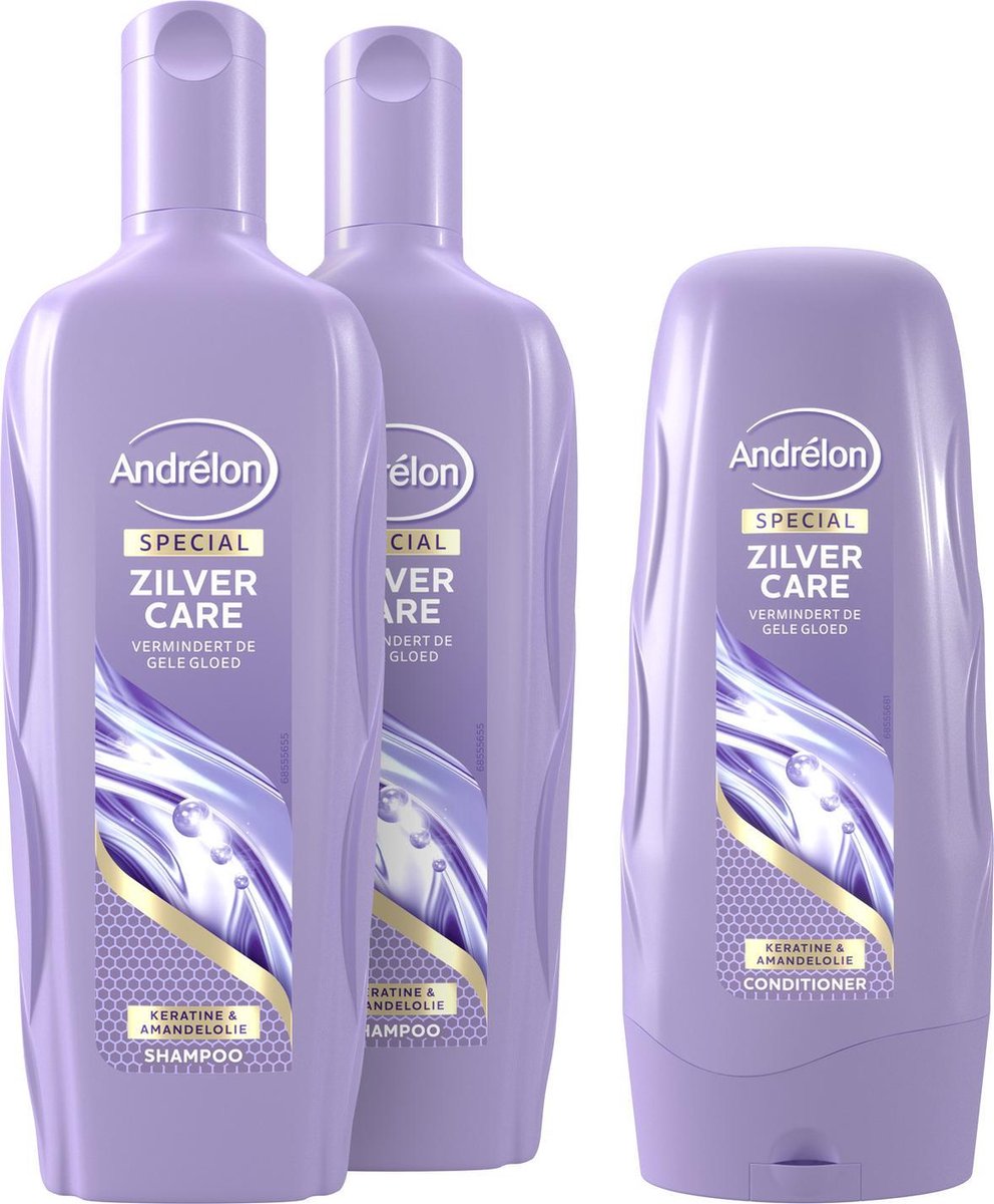 Diakritisch Moeras Bijdrager Andrélon Zilver Care - Shampoo en Conditioner - Set | bol.com