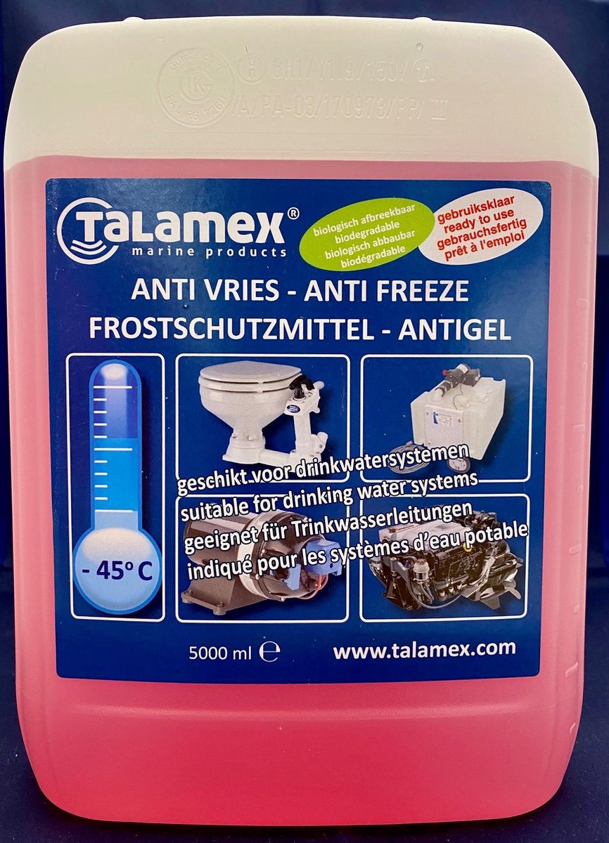 Talamex Antivries Drinkwatersysteem -45 Graden - 5 Liter - Talamex