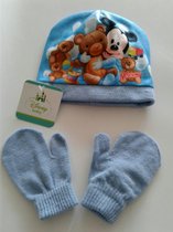 Mickey Mouse - muts & handschoenen - maat 48