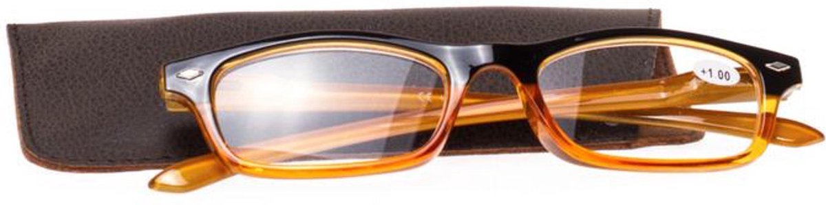 Leesbril Excellent Geel & zwart +3.50