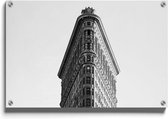 Walljar - New York - Flatiron Building - Muurdecoratie - Plexiglas schilderij