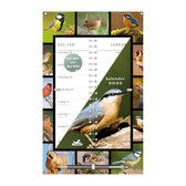Hobbit vogels omslagkalender op schild 2022 - ringband - ongeveer een A4 formaat - 2-weeks omslagkalender met spiraal - 1 week per pagina - met pen - vogels