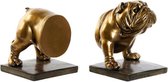 Bokstöd DKD Home Decor ‎ Bulldog Hars Hond (11 x 12 x 14 cm) (11 x 12 x 15 cm) (11 cm) (2 pcs)