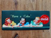 Coca-Cola - "Have a Coke" - Metal card - Reclamebord - 27x11cm