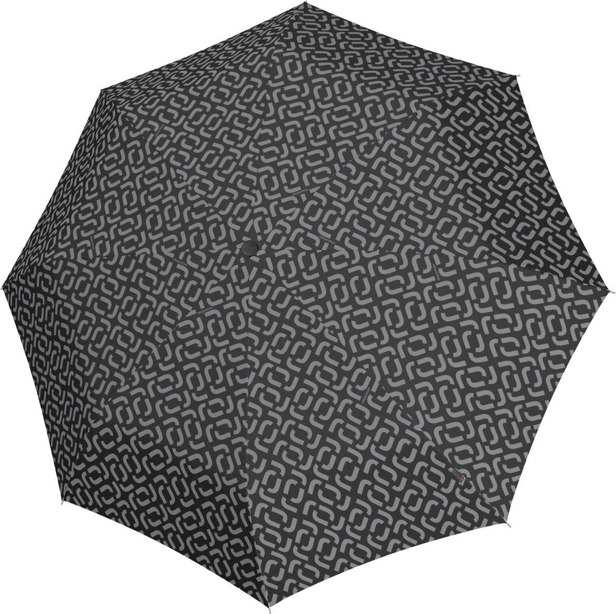 Reisenthel Umbrella Pocket Duomatic Opvouwbare Paraplu - ø 97 cm - Signature Black Zwart