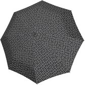 Bol.com Reisenthel Umbrella Pocket Duomatic Opvouwbare Paraplu - ø 97 cm - Signature Black Zwart aanbieding