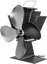 Kachel-Haardventilator 4 Bladen - Eco Fan - Warmte aangedreven ventilator