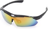 Fietsbril Met Case en 5 verschillende glazen voor elk seizoen - Sportbril - Racefiets - Mountainbike - MTB - Sport Fiets Bril - Zonnebril - UV Bescherming