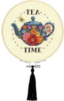 Borduurpakket tea time  borduren van Dimensions 72-76291 incl. borduurring