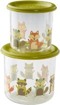 Sugarbooger - Lunch Snack Containers - Large - What did the fox eat