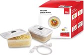 Solis Lunch Box - Boîte de Rangement Plastique - 600 ml - 2 Pièces