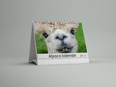 Cadeautip! Alpaca Bureau-verjaardagskalender | Alpaca bureaukalender |Alpaca kalender 20x12.5 cm