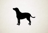 Curly-coated Retriever - Silhouette hond - L - 75x96cm - Zwart - wanddecoratie