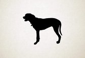 Blue Lacy - Silhouette hond - XS - 22x27cm - Zwart - wanddecoratie