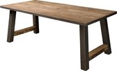 Eettafel - nano diningtable 220x100 - bruin - 220x100x77