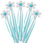 Uitdeelzakjes - Traktatie Kind - Speelgoed - Uitdeelcadeautjes Feestje - Prinsessen Toverstaf Lint - 10-pack - Verkleedkleren Meisje - Blauw