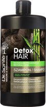 Dr. Santé Detox Haar intensief regenererende shampoo - XXL 1000ml - Bamboe houtskool