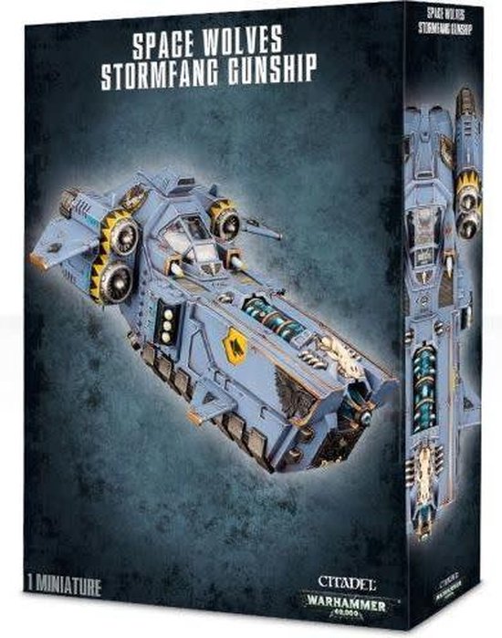 Thumbnail van een extra afbeelding van het spel Warhammer 40.000 Space Wolves Stormfang Gunship