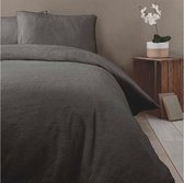 Teddy Bear Fleece dekbedovertrek - Antraciet - 135x200 + 50x75 - Eenpersoons