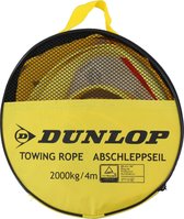 Câble de remorquage Dunlop - Max 2000 Kg - 4 mètres de long - Jaune