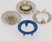 Babydrukker 9 mm - 20 drukkers - Open drukknopen - Kobalt Blauw