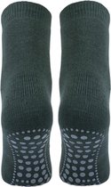 Topsocks huissokken met antislip noppen kleur: forest maat: 39-42