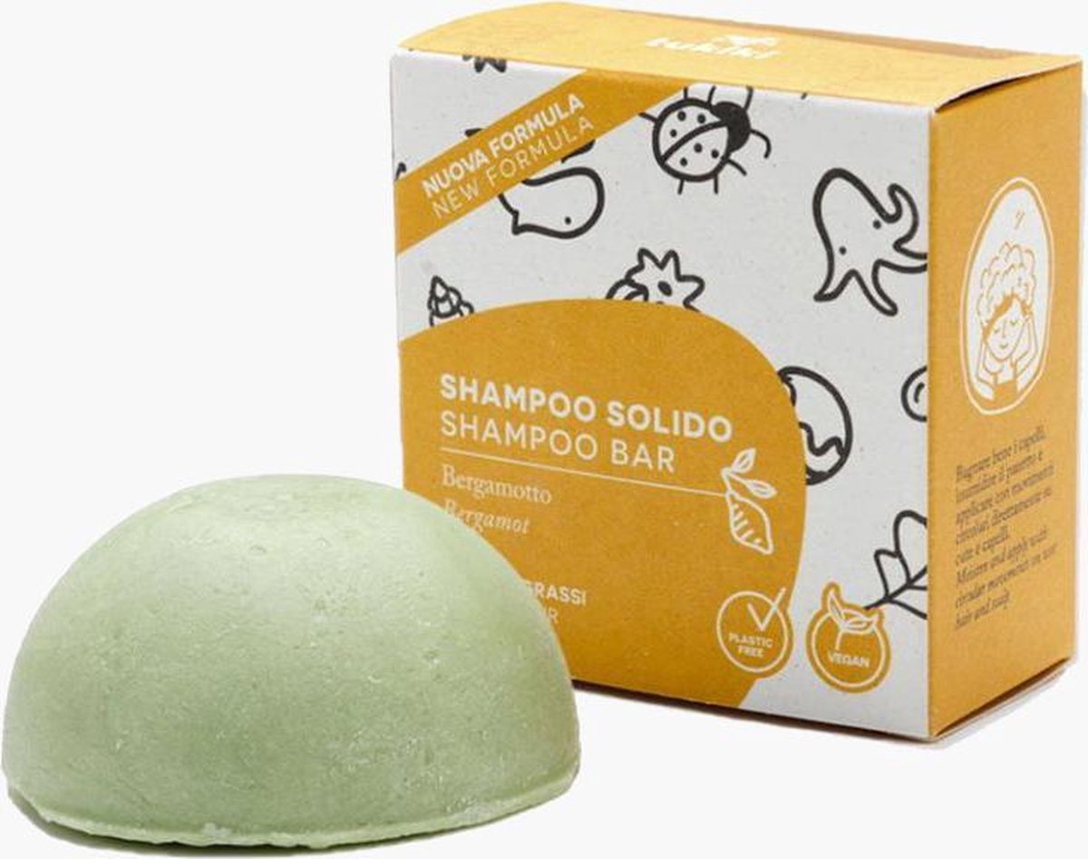 Tukiki / Bergamot shampoo bar - 70 grams