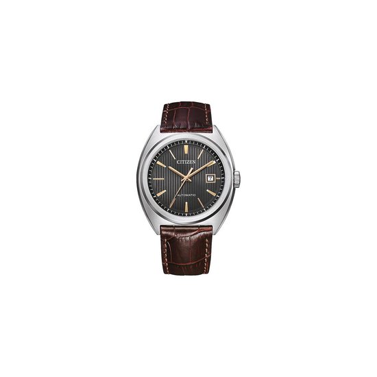 Citizen Vintage Horloge - Citizen heren horloge - Zwart - diameter 42 mm -  roestvrij staal | bol.com
