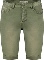 DEELUXE Slim-fit faded denim shorts BART Khaki Used