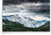 Walljar - Yosemite Mountains - Muurdecoratie - Poster