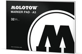 Molotow Marker Pad - Schetsblok - voor stiften - A3 Landschap