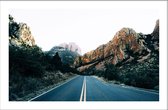 Walljar - Big Bend National Park - Muurdecoratie - Poster met lijst