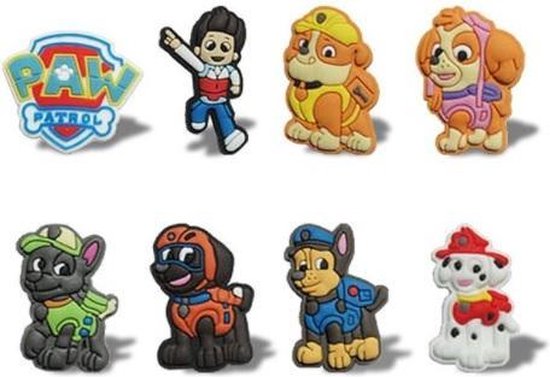Crocs paw patrol Figuren 8 stuks | bol.com