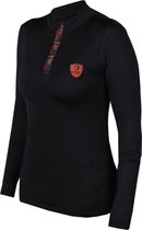 Horka Shirt  lange mouw met half ritsje Grace Terra - XS