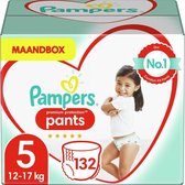 Pampers Premium Protection Pants Luierbroekjes - Maat 5 (12-17 kg) - 132 Stuks