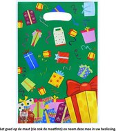 10 Uitdeelzakjes Cadeau 16,5 x 25 cm Groen - Cellofaan Plastic Traktatie Kado Zakjes - Snoepzakjes - Koekzakjes - Koekje - Cookie