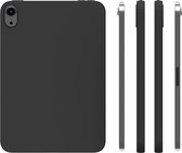 Luxe Siliconen Hoesje Geschikt Voor Apple iPad Mini 6 (2021) 8.3 Inch Tablet - TPU Backcover Back Hoes Cover Case -  Tablethoesje Met Achterkant & Zijkant Protection - Transparante