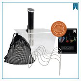 Sous Vide Kokers Set - WM1508 Sous Vide Stick - Waterbak - Thermische Isolatie Ballen - Uitgebreid Ebook - NU MET GRATIS SOUS-VIDE REKJE T.W.V. €24,95! - Geel