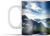 Mok - Panoramisch uitzicht Lofoten Noorwegen - 350 ml - Beker