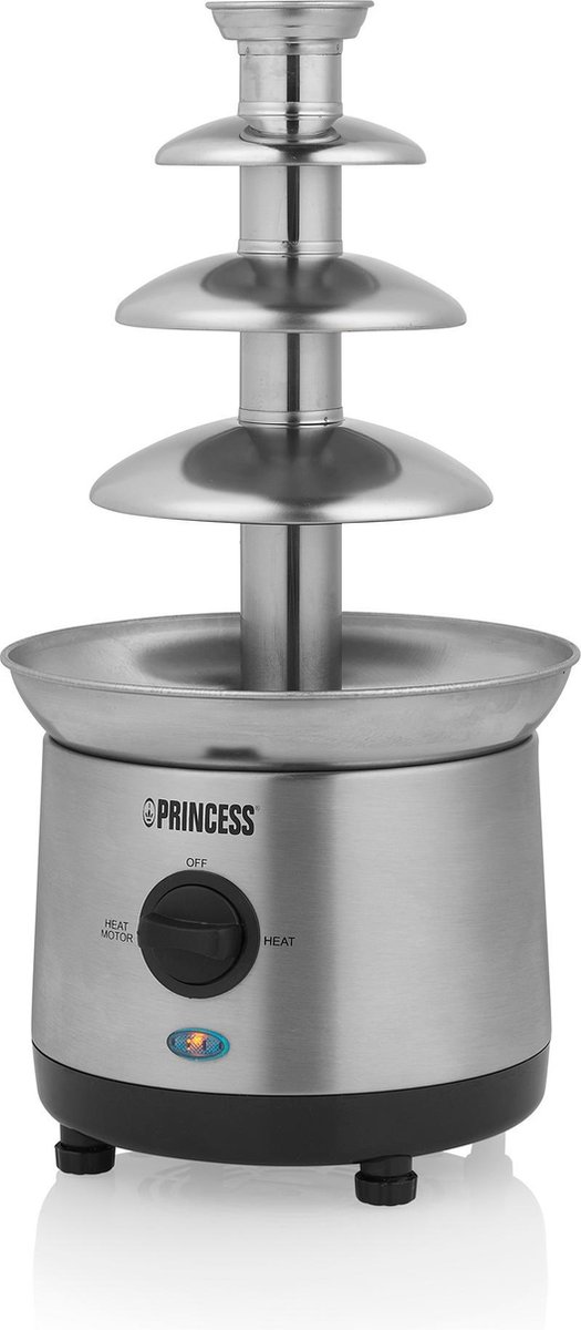 Princess 292999 Chocoladefontein XXL - Chocolade fondue - 4 Lagen - Warmhoudfunctie — afbeelding 4