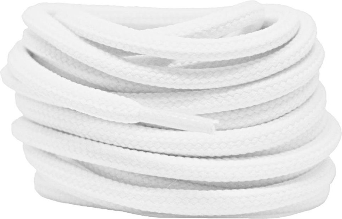 Veters Rond - wit - 120cm