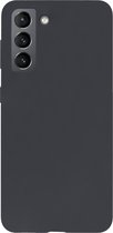 BMAX Siliconen hard case hoesje geschikt voor Samsung Galaxy S21 - Hard Cover - Beschermhoesje - Telefoonhoesje - Hard case - Telefoonbescherming - Antraciet