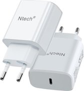 iPhone 13 oplader - iPhone 13 Snellader 20W - USB C oplader iPhone 13 Pro - iPhone 13 Pro Max oplaadstekker - Snellader iPhone 13 Mini lader - USB C Adapter wit