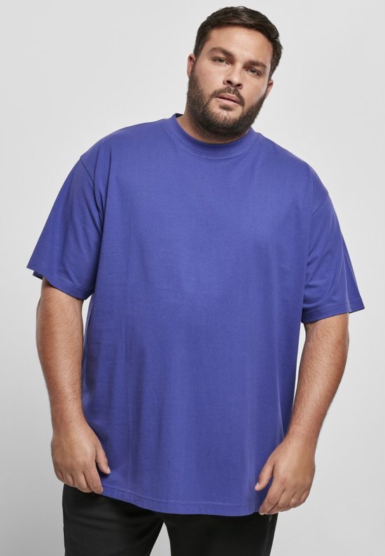 Urban Classics - Tall Heren T-shirt - 6XL - Blauw/Paars