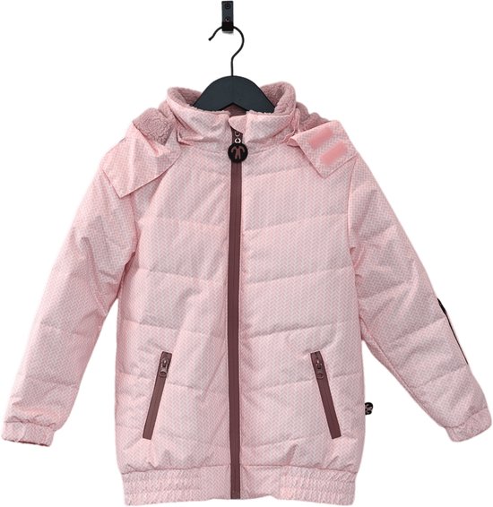 Ducksday - winterjas met teddy fleece voor kinderen - waterdicht – winddicht - ski - Meisjes – Molly – 134/140